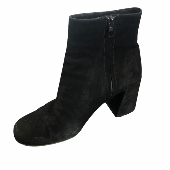 Vince Shoes - Vince Vero Cuoio Highbury Flare Heel Ankle Boot, 8